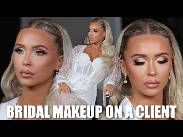 VIRAL BRIDAL MAKEUP ON A CLIENT | 100K SPECIAL!!!