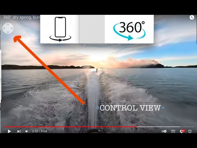 360°   dry spring, burning island, cold water around VR360 Panorama