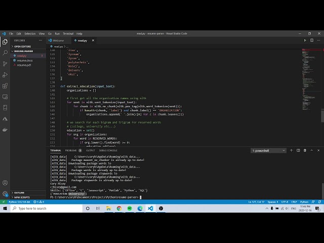 Resume Parser With Python