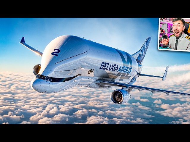 ASÍ es VOLAR CON EL AIRBUS BELUGA XL en MICROSOFT FLIGHT SIMULATOR 2024 😱
