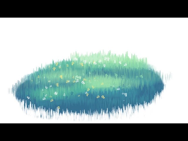 How to draw grass in ibispaintx #art #artshorts #digitalart #ibispaintx #tutorial