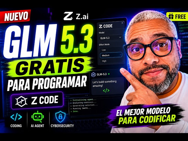 GLM 5.3 GRATIS para PROGRAMAR 🤯 | Z Code: el nuevo agente de IA