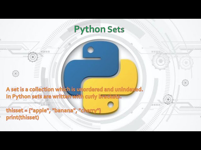 25.Complete Python Basics for Automation -  Python Sets
