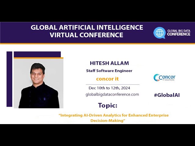 Integrating AI-Driven Analytics for Enhanced Enterprise Decision-Making - Hitesh Allam concor