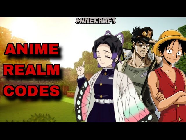 *NEW* BEST ANIME REALM CODES FOR MINECRAFT BEDROCK EDITION!