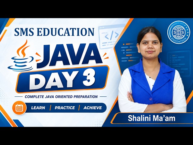 Java Class By SMS EDUCATION Day 3