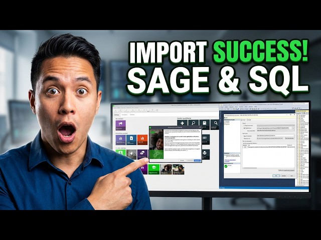 Sauvegarder et importer une base de données Sage | Tutoriel SQL Server 2012