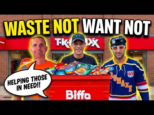 WASTE NOT WANT NOT, DUMPSTER DIVING UK RETAIL PARKS, HELPING THOSE IN NEED!