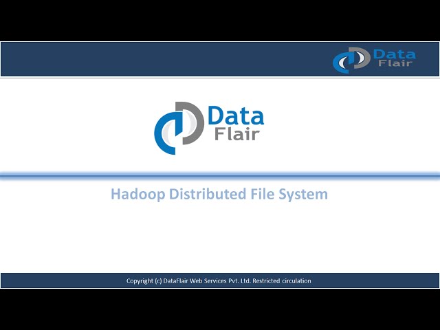 Introduction to HDFS-1 | Hadoop Distributed File System-1 Tutorial | Hadoop HDFS