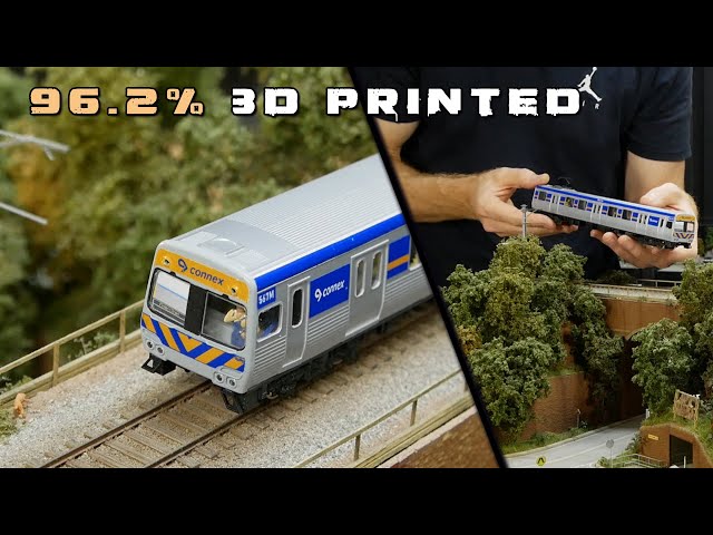 3D print your own working HO scale model trains!
