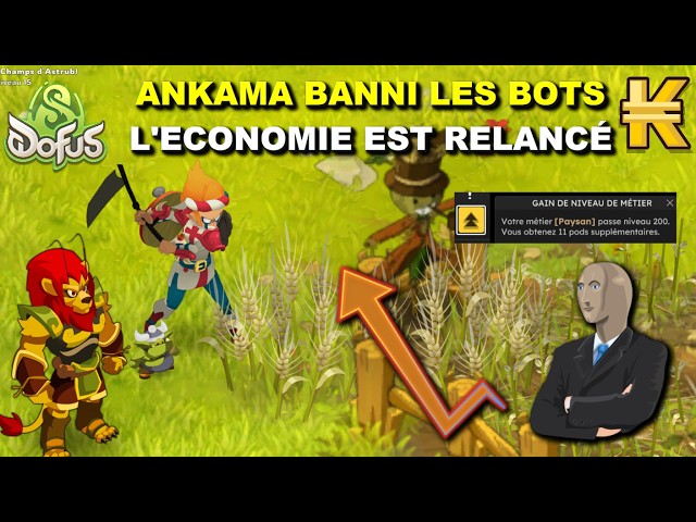 [DOFUS 3] ANKAMA bans BOTS: The economy is revived! #54