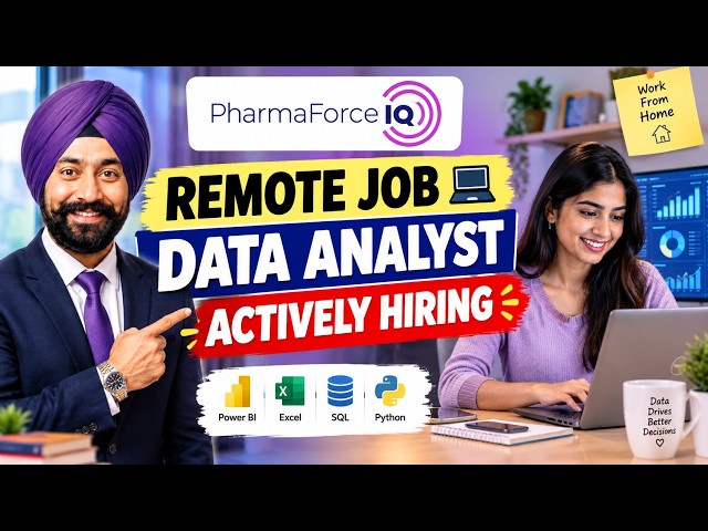 Data Analyst Remote Job 2026 | Work From Home