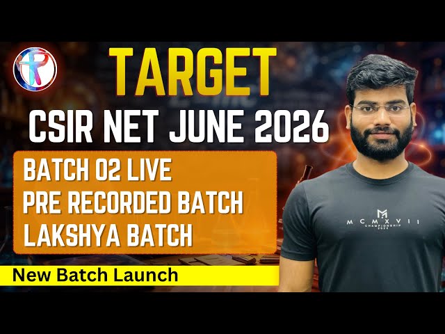 Target csir net june 2026 exam| Physics tadka institute new batch