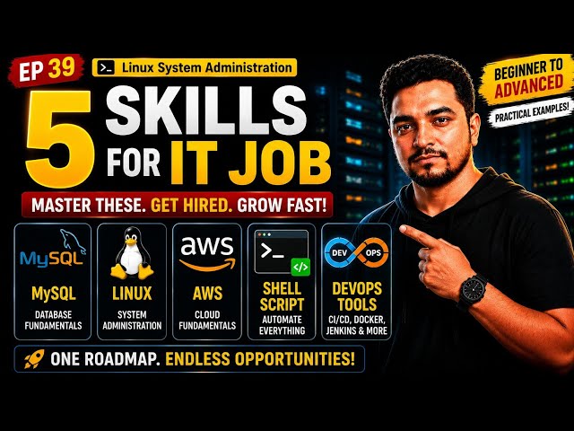 Mere Channel par Kya Sikhenge? | Learn Linux, Shell Script, DevOps, SQL from Scratch!