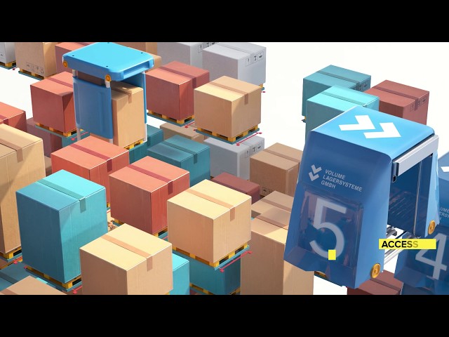 How it works - ultracompact shuttle warehouse for pallets - VOLUME Lagersysteme GmbH