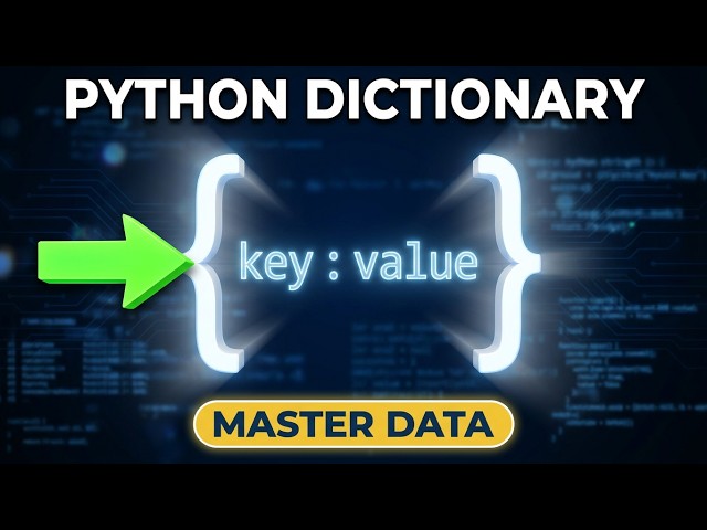 Python Dictionary & Nested Data Tutorial for Beginners : Pairs- Key : Value
