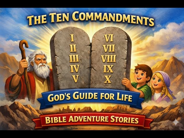 “The Ten Commandments – God’s Guide for Life | Bible Adventure Stories”