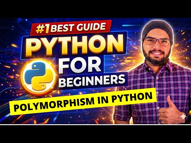 #52 Polymorphism in Python | Python Tutorial For Beginners