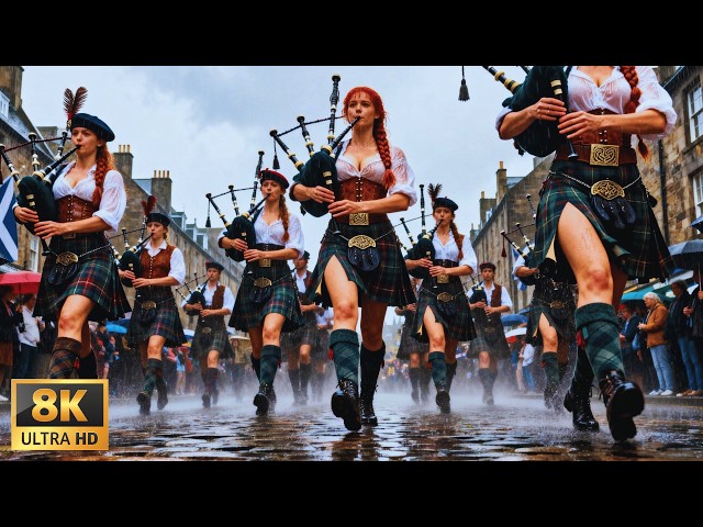 Epic Scottish Women with Bagpipes | Bagpipe Music of the Highlands and Warrior Pride