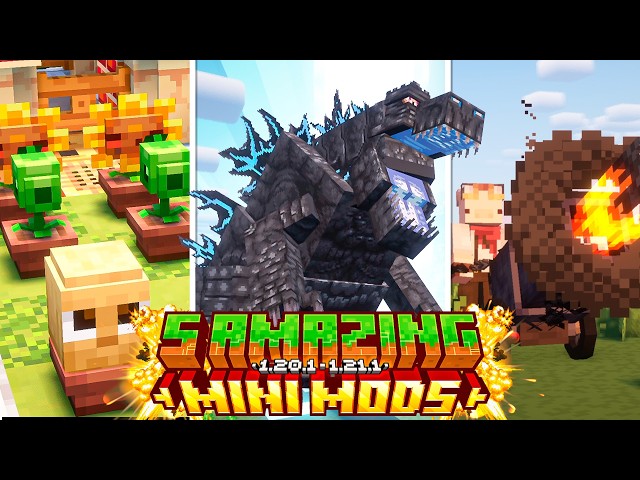 ⭐TOP 5 NEW Minecraft Mini MODS⭐ PART 22