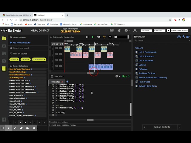 Intro to EarSketch  Code a song