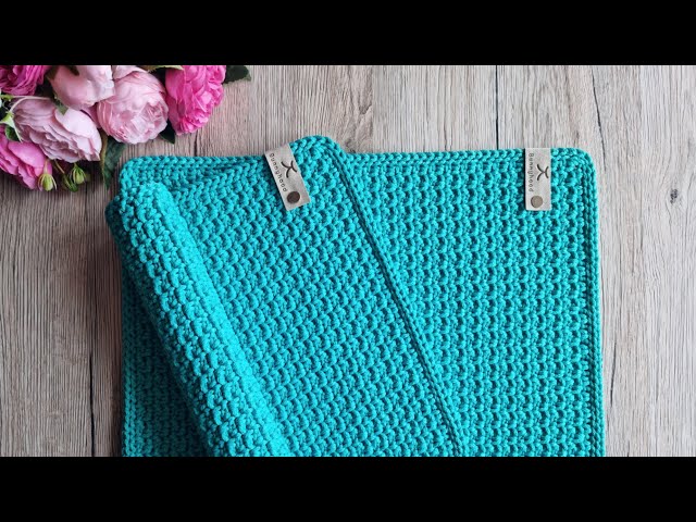 Perfect crochet rectangular tablemats (Mesh stitch) - Full Video Tutorial!