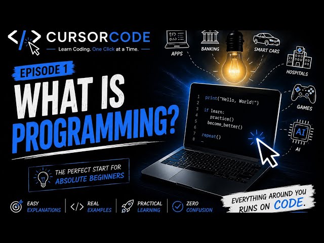 What is Programming? | Python for Absolute Beginners | Episode 1