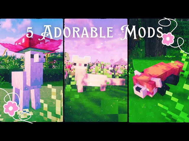 Top 5 ADORABLE Minecraft Creature Mods 🌿🍄