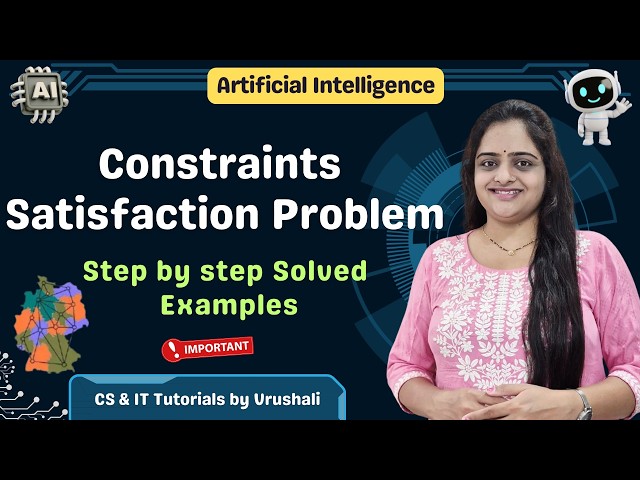 AI 19: Constraint Satisfaction Problem (CSP) in AI | Solved Example