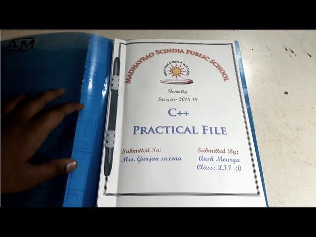 How to make Class 12 Computer PRACTICAL File