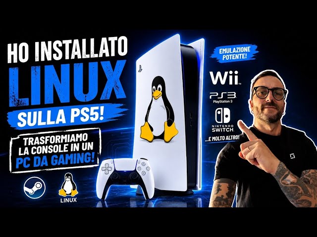 I installed LINUX on the PS5! Turning the console into a Gaming PC