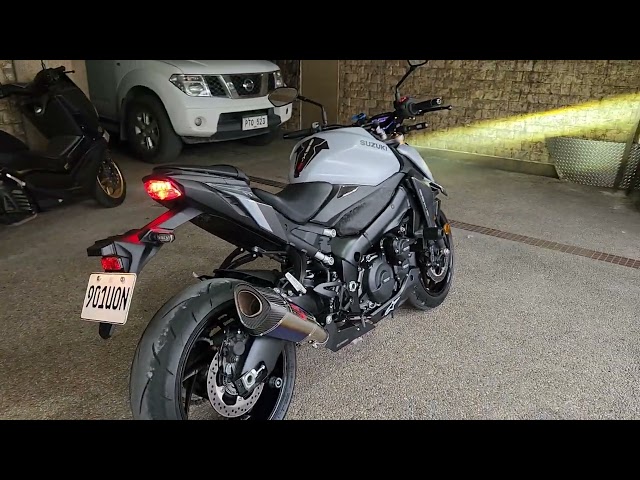 2023 Suzuki GSXS-1000 with Yoshimura R11 exhaust cat deleted