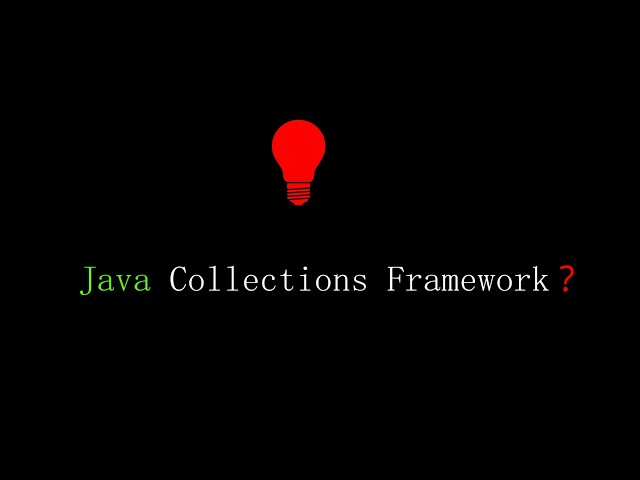 Java Collections Framework Explained basically.