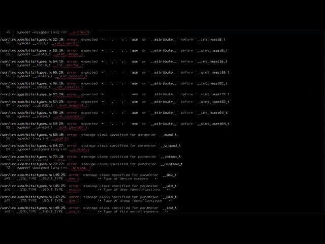average C compile error