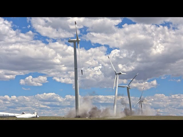 CDI - Wind Turbine Implosion Compilation