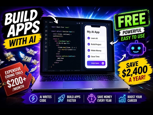Build Apps With AI for Free (Stop Paying for Coding Tools)