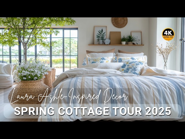 Laura Ashley Spring Cottage Tour 2025: Vintage Floral Decor & English Country Elegance Garden