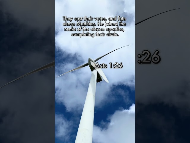 Acts 1:26 Choosing Matthias