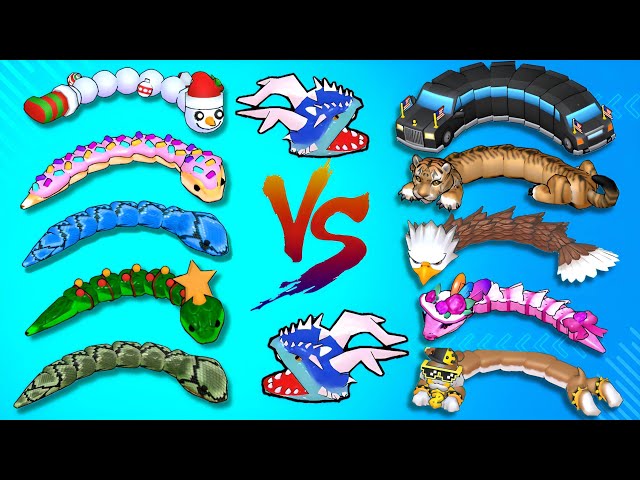 Mind Blowing 😲😲 Snake Clash Max Level!! Snake VIP Snake Vs VIP Snake 🐍😮 