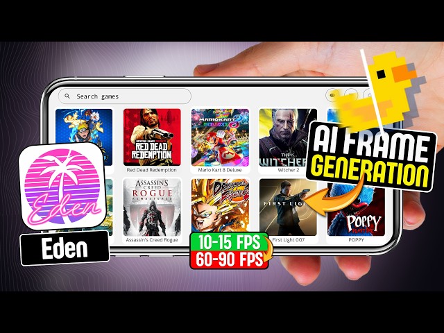 Eden Emulator Just Got LOSSLESS Frame Generation! 😱 Switch Emulation on Android