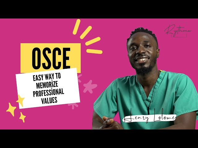 Simple way to memorize Professional Values for your OSCE exams