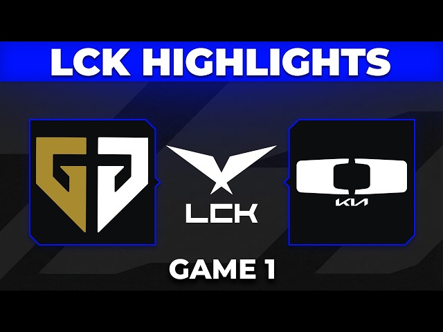 GEN vs DK Game 1 Highlights | LCK 2026 Rounds 3-4 | Gen.G vs Dplus KIA