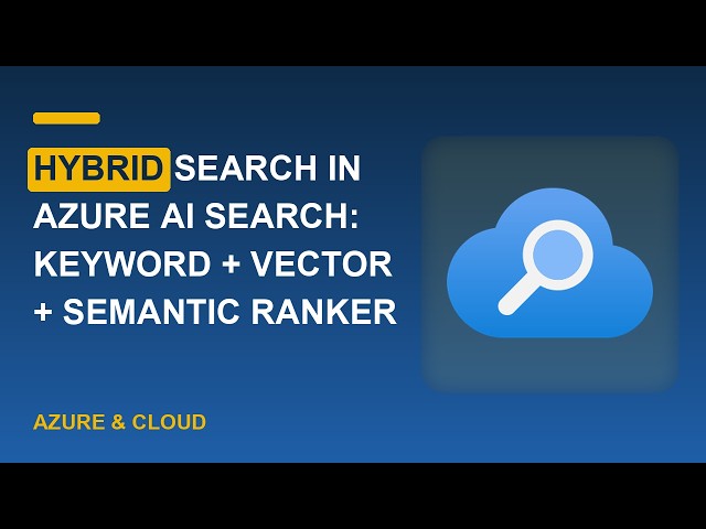Hybrid Search in Azure AI Search: Keyword + Vector + Semantic Ranker