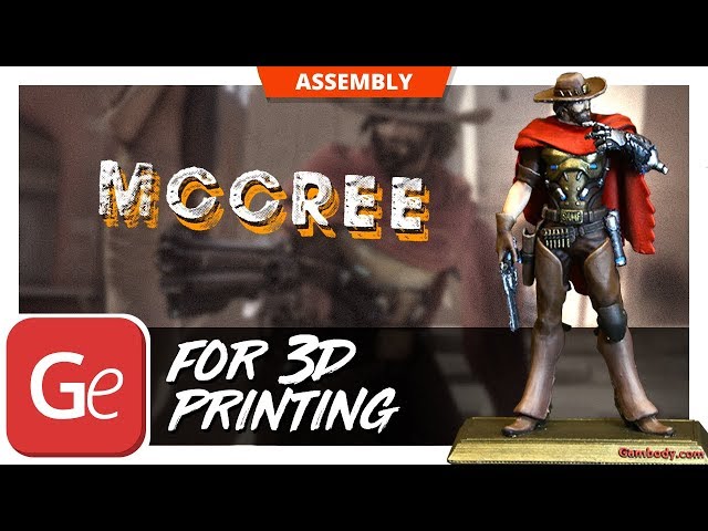 Jesse McCree 3D Model from Overwatch Video Game | Gambody