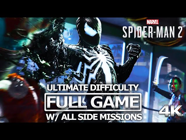SPIDER-MAN 2 Ultimate Difficulty Full Gameplay Walkthrough / No Commentary 【FULL GAME】 Side Missions