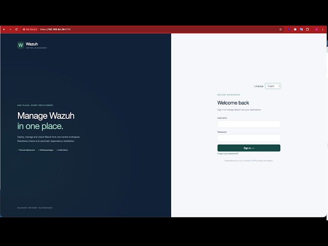 ติดตั้ง Wazuh ผ่านหน้าเว็บ UI | Wazuh SIEM ใช้งานฟรี ใช้งานได้จริง | ตอบโจทย์ Audit