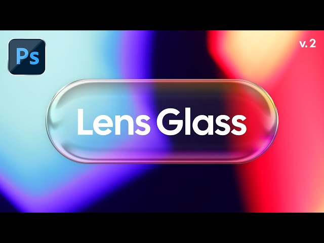 How to Create Glass Effect in Photoshop Tutorial (Easy) v.2