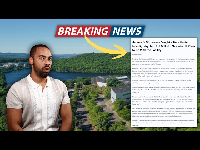 Jehovah's Witnesses are Buying Data Centers?!