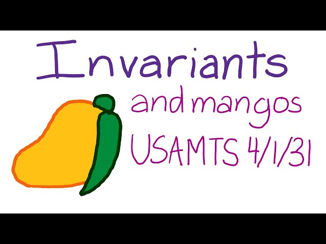 What are Invariants? Smashing Competition Math Problems with Invariants