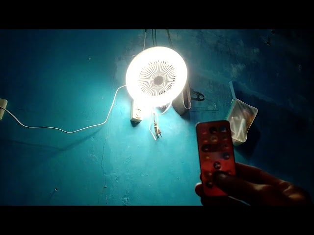 Fan and bulb light